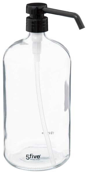 Dispenser Μπάνιου 1lt (Φ9.5x24) F-V Transparent 174797A