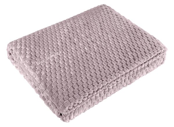 Κουβέρτα Fleece Μονή (160x220) + Διακοσμητική Μαξιλαροθήκη (Σετ) Guy Laroche Smoothie Melanze