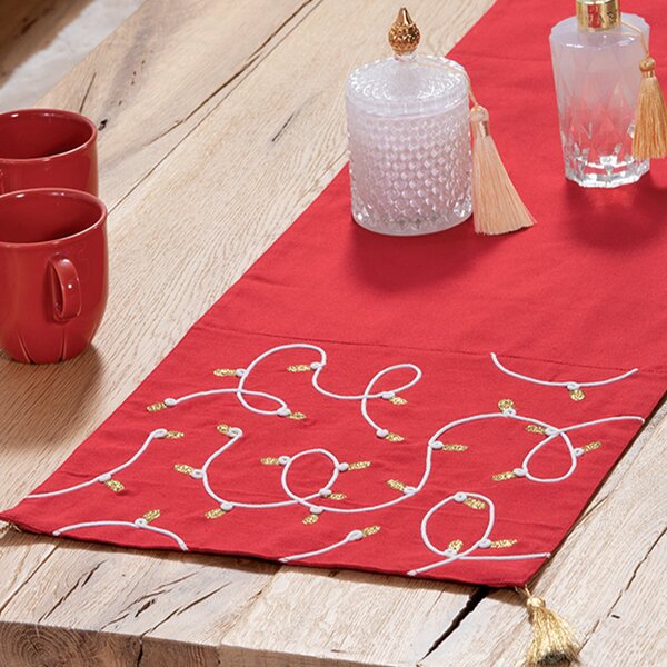 Χριστουγεννιάτικη Τραβέρσα (33x150) Nef-Nef Homeware Elegant Christmas Lights