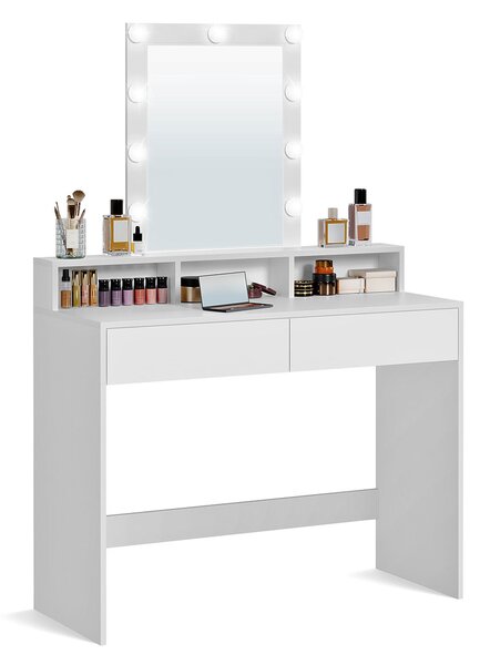Μπουντουάρ Με Καθρέφτη & Φως (100x40x145) Vasagle RDT164W01