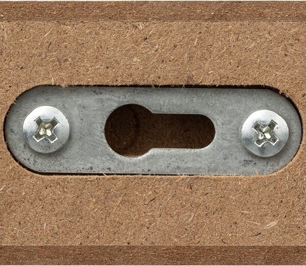 Γωνιακό Ράφι Τοίχου (25x25x3.8) F-V Fixi White 181396B