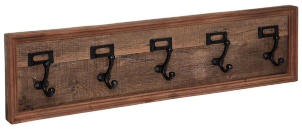 Κρεμάστρα Τοίχου Ραττάν 10 Θέσεων (82.5x3.5x20.7) A-S Wood 179473