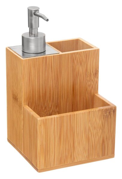 Δοχείο Υγρού Πιάτων + Θήκη Για Σφουγγάρι F-V Bamboo 167770