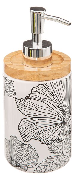 Dispenser Μπάνιου 400ml (8.1x7.5x18) F-V Black Flora 174698A