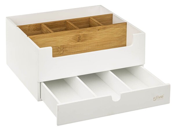 Θήκη Οργάνωσης Με Συρτάρι (26x24x13) F-V Natureo White 174750A