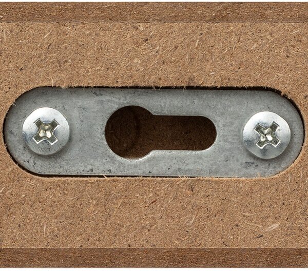 Γωνιακό Ράφι Τοίχου (25x25x3.8) F-V Fixi Oak 181396C