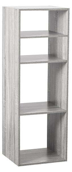 Βιβλιοθήκη Δαπέδου 4 Θέσεων (34.5x32x100.5) F-V Mix Grey 138927A