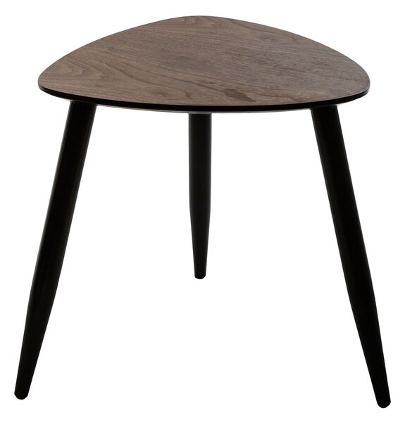Τραπέζια Σαλονιού (Σετ 2τμχ) A-S Mileo Walnut 166640