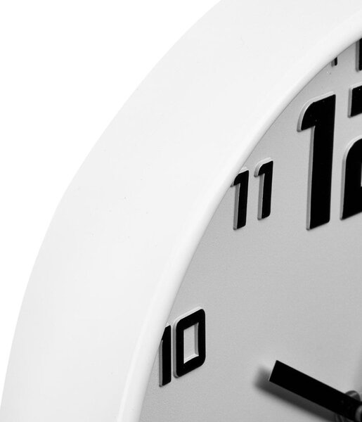 Ρολόι Τοίχου (Φ30) Αθόρυβο A-S White 114555F