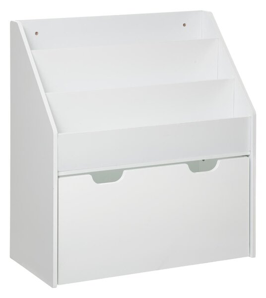 Παιδική Βιβλιοθήκη Με Συρτάρι (62.7x30x70) A-S White 127221C