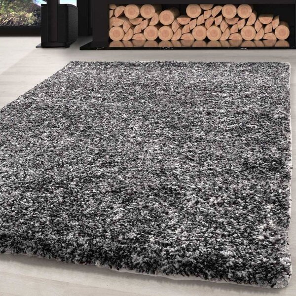 Χαλιά Κρεβατοκάμαρας (Σετ 3τμχ) Spitishop Lanudo 4500A Anthracite