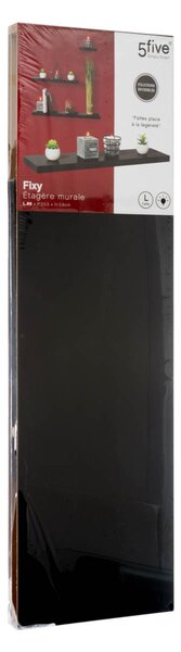Ράφι Τοίχου (80x23.5x3.8) F-V Black 138954A