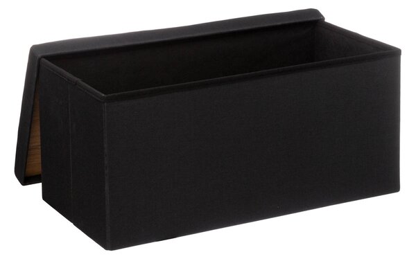 Ταμπουρέ Με Αποθηκευτικό Χώρο (76x38x38) A-S Black 167847B