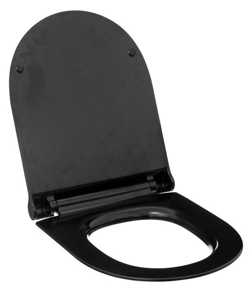 Καπάκι Λεκάνης Soft Close (45x36.5) F-V Thin Black 174912B