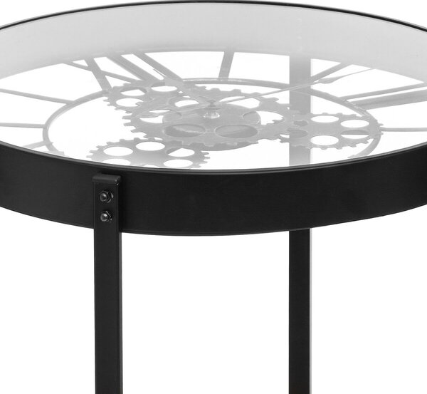 Βοηθητικό Τραπεζάκι Με Ρολόι (Φ51x49) A-S Meca Clock 157207