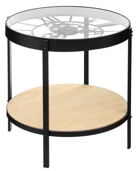 Βοηθητικό Τραπεζάκι Με Ρολόι (Φ51x49) A-S Meca Clock 157207