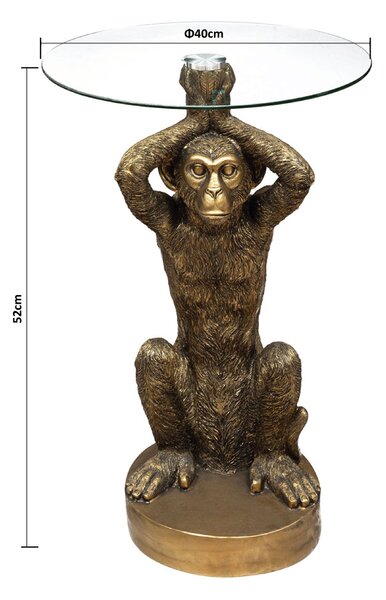 Βοηθητικό Τραπεζάκι (Φ40x52) A-S Wild Monkey 197755