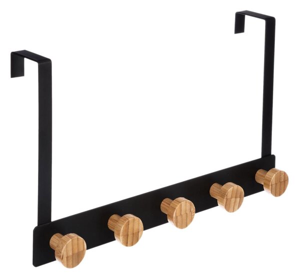 Κρεμάστρα Πόρτας 5 Θέσεων F-V Hooks Black 151570A
