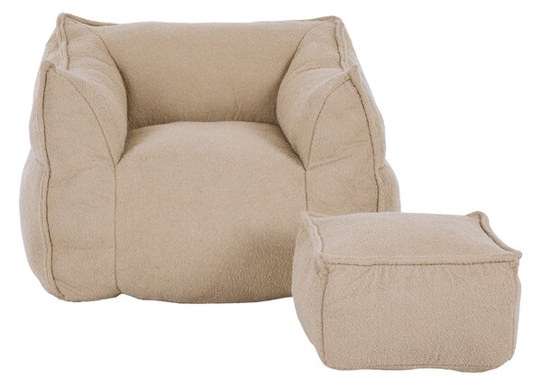 SPONGE ΠΟΛΥΘΡΟΝΑ SET BEIGE 95x102xH73cm