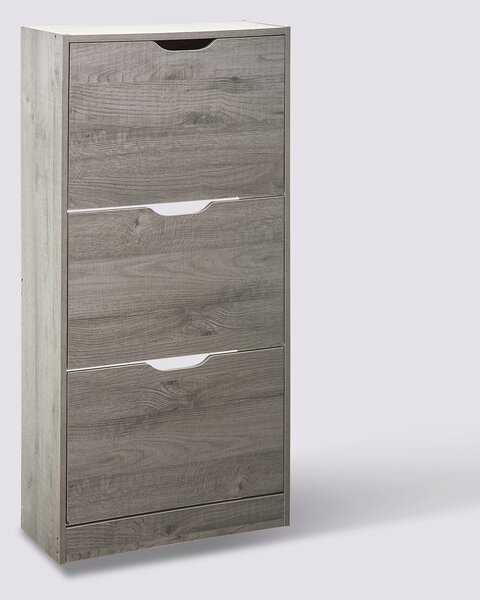 Παπουτσοθήκη Με 3 Ράφια/18 Θέσεων (60x23x119) F-V Grey 160392A
