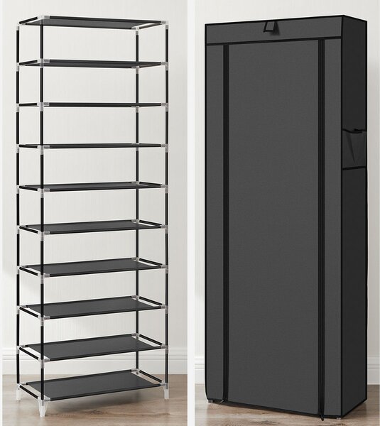 Παπουτσοθήκη 27 Θέσεων Υφασμάτινη (58x28x160) Songmics RXJ10H01V1