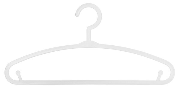 Παιδικές Κρεμάστρες Ρούχων (Σετ 6τμχ) A-S Hangers White 158462C