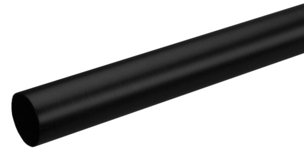 Κουρτινόξυλο Βέργα Φ19mm Μονό 160cm Grace Black Mat 516198