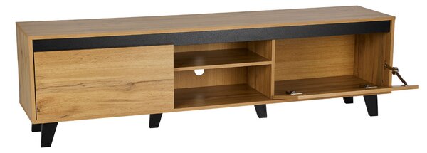 ARABICA TV STAND SONOMA ΜΑΥΡΟ 170x38xH49cm