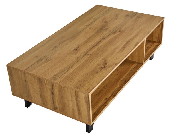 ARABICA COFFEE TABLE SONOMA ΜΑΥΡΟ ΜΑΥΡΟ 110x60xH35cm