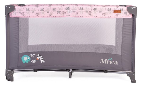 Παρκοκρέβατο (0+ Μηνών/Έως 15kg) Cangaroo Africa Pink