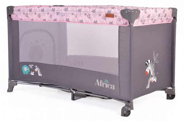 Παρκοκρέβατο (0+ Μηνών/Έως 15kg) Cangaroo Africa Pink