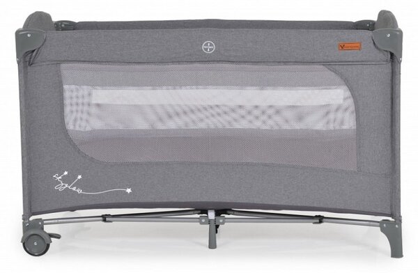 Παρκοκρέβατο 2 Θέσεων (0+ Μηνών/Έως 14kg) Cangaroo Skyglow 2 Grey