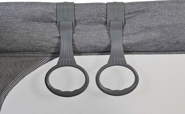 Παρκοκρέβατο 2 Θέσεων (0+ Μηνών/Έως 14kg) Cangaroo Skyglow 2 Grey