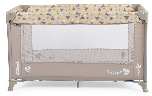 Παρκοκρέβατο (0+ Μηνών/Έως 15kg) Moni Safari Beige