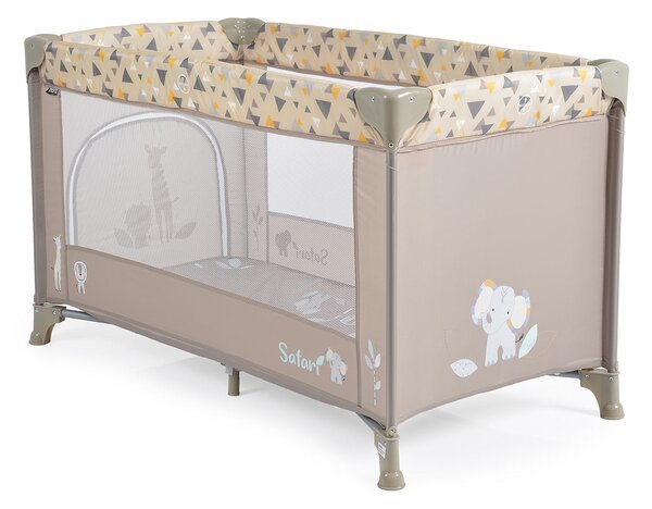 Παρκοκρέβατο (0+ Μηνών/Έως 15kg) Moni Safari Beige