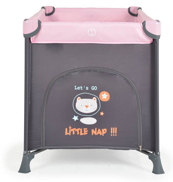 Παρκοκρέβατο 2 Θέσεων (0+ Μηνών/Έως 14kg) Moni Tommy Pink