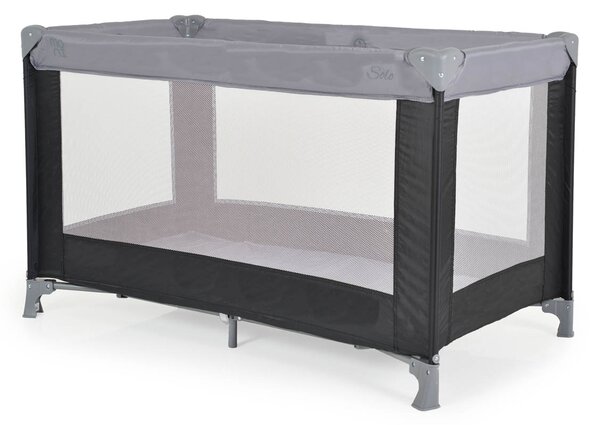 Παρκοκρέβατο (0+ Μηνών/Έως 14kg) Moni Solo Grey