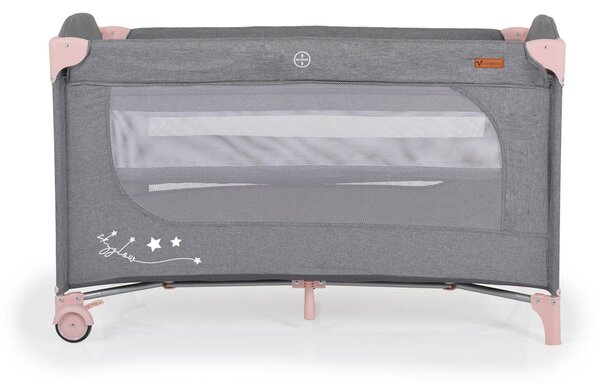 Παρκοκρέβατο 2 Θέσεων (0+ Μηνών/Έως 14kg) Cangaroo Skyglow 2 Pink
