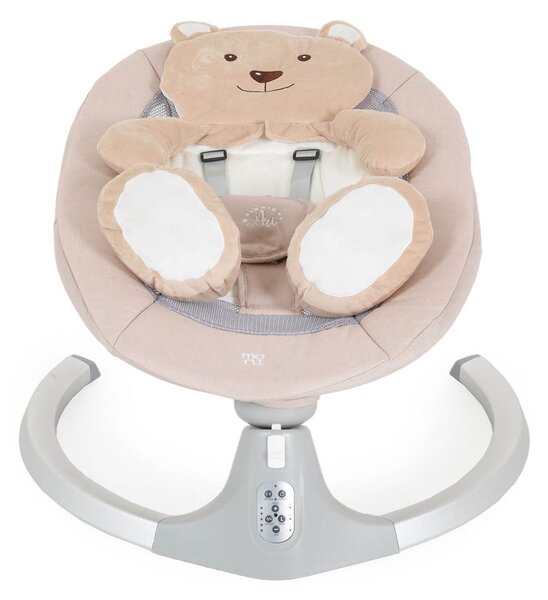 Ηλεκτρικό Ρηλάξ - Κούνια (0-6 Μηνών/Έως 9kg) Moni Ari Bear Beige