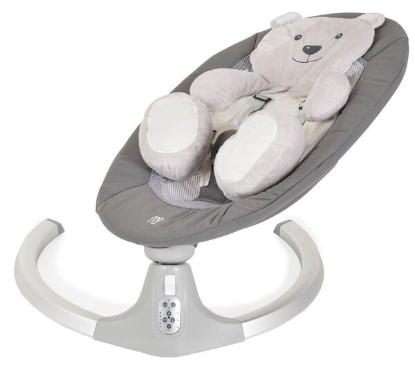 Ηλεκτρικό Ρηλάξ - Κούνια (0-6 Μηνών/Έως 9kg) Moni Ari Bear Grey