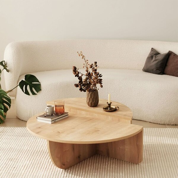 Τραπέζια Σαλονιού (Σετ 2τμχ) A-G Podium 552NOS2270 Oak