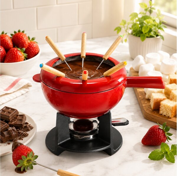 Συσκευή για Φοντύ Zwilling με χωρητικότητα 1.8L και διάμετρο 20cm, για 6 άτομα - Cherry