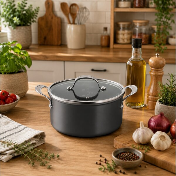Κατσαρόλα Jamie Oliver by Tefal με αντικολλητική επίστρωση τιτανίου και διάμετρο 24cm