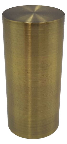 Διακοσμητικά Άκρα Κουρτινόξυλου (Σετ 2τμχ) Grace Cylinder Bronze 58102