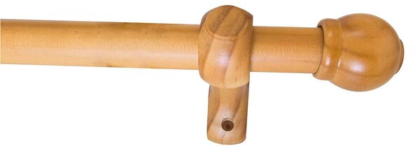 Κουρτινόξυλο Φ28mm Μονό 160cm Με Άκρα Grace Bolonga Natural 99716