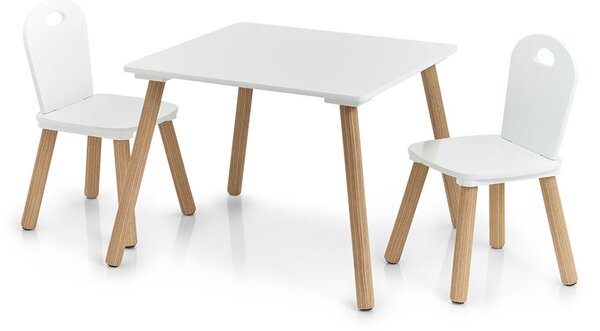 Παιδικό Τραπεζάκι + Καρέκλες (Σετ 3τμχ) Z-L Scandi White 13501