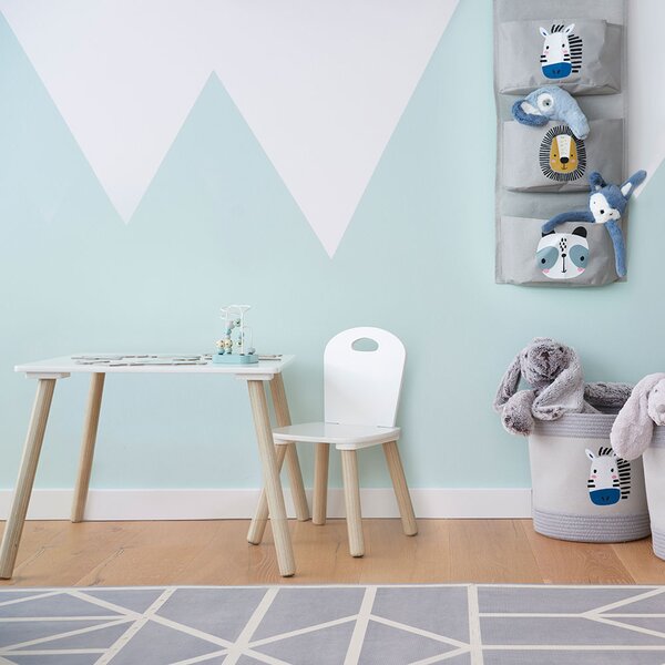 Παιδικό Τραπεζάκι + Καρέκλες (Σετ 3τμχ) Z-L Scandi White 13501