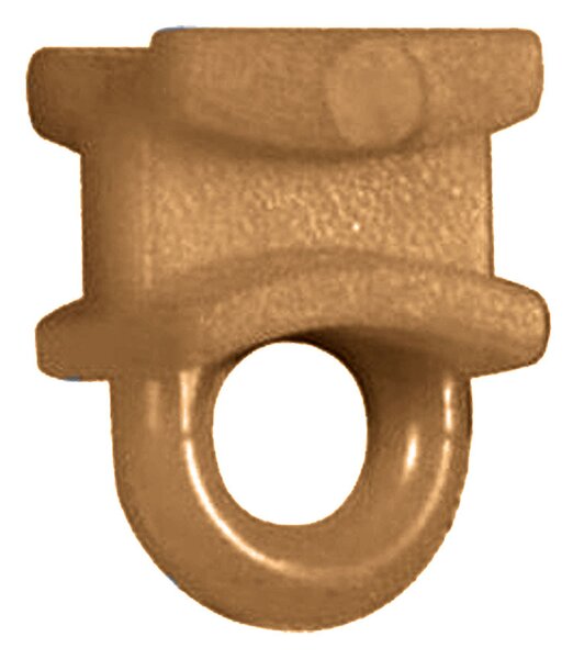 Ράουλα Σιδηρόδρομου Τετράγωνα 50τμχ Grace Bronze 660652
