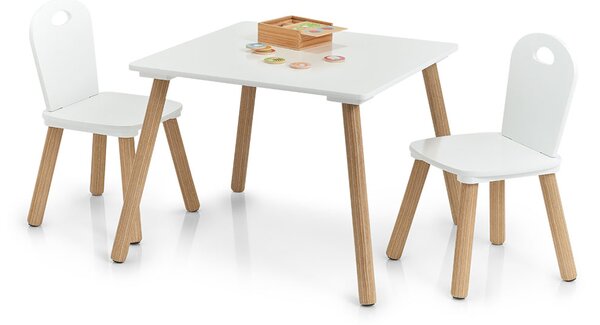 Παιδικό Τραπεζάκι + Καρέκλες (Σετ 3τμχ) Z-L Scandi White 13501
