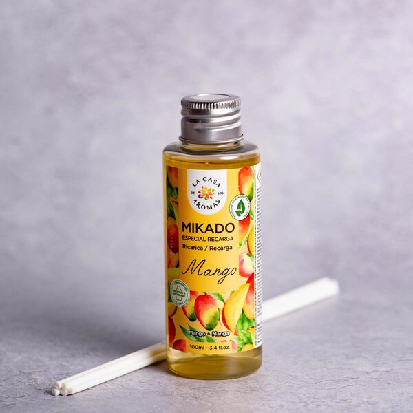 Αρωματικό Χώρου 100ml Με Στικς La Casa De Los Aromas 031299 Μάνγκο